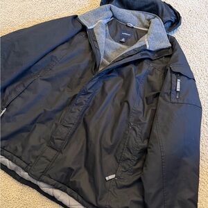 Harbor Bay men’s 3xl winter jacket hooded quilt fleece lined big and tall